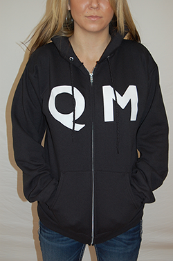 quarter monkey merchandise ladies hoodie